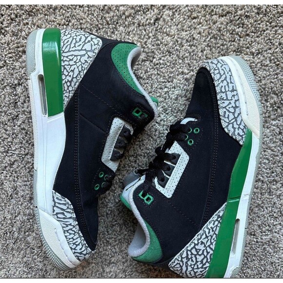 Nike Air Jordan 3 Retro Pine Green Size 7 Youth (Size 8.5 Women's) - Picture 8 of 8